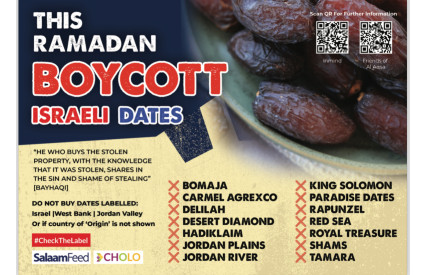 Boycott Israeli Dates